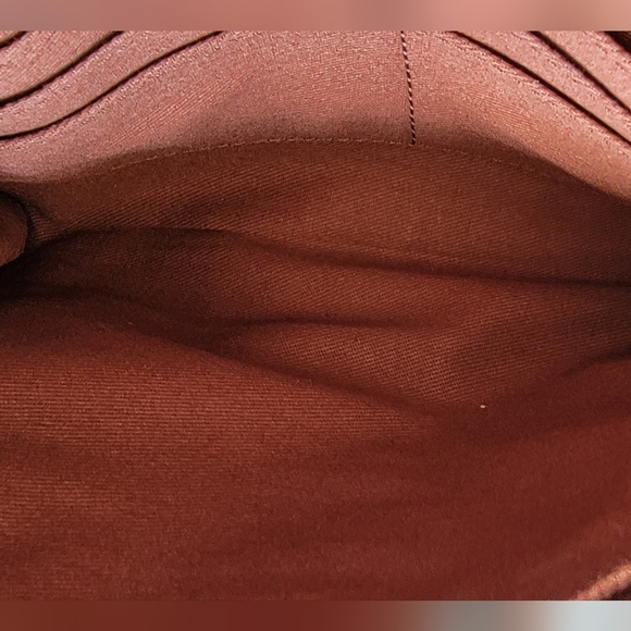 Vintage Frye Ring Crossbody Wallet Brown Cognac - Picture 7 of 7